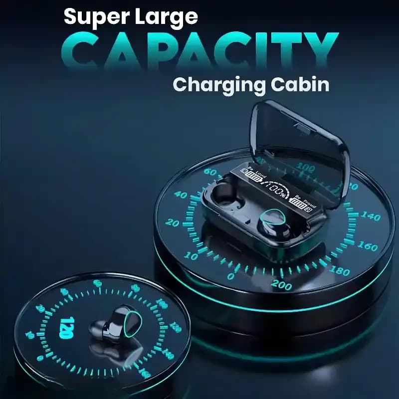 M10 Earbuds With Power Bank