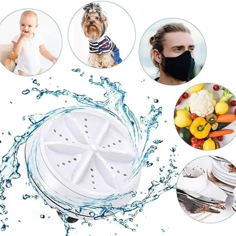 Mini Ultrasonic Washing Machine