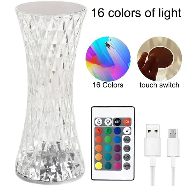 Crystal Table Lamp
