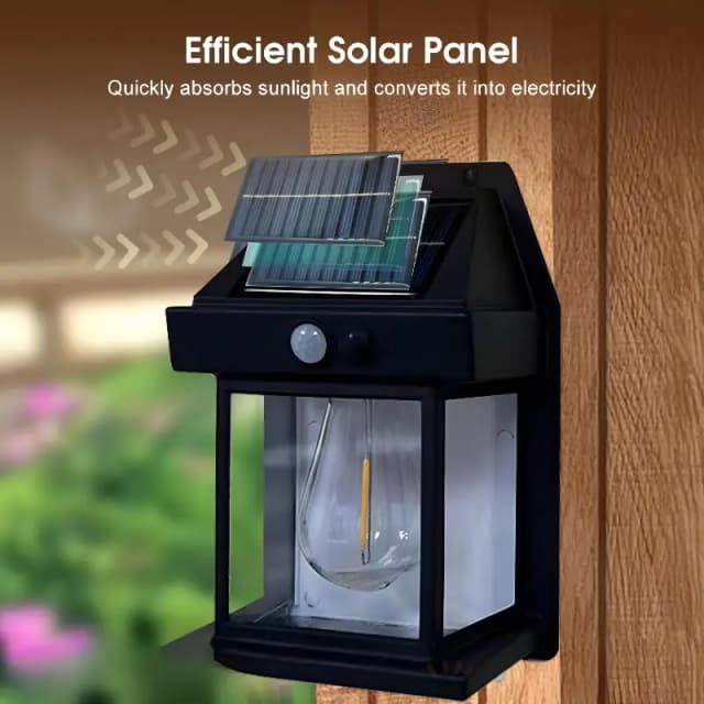 Solar Motion Sensor Wall Light